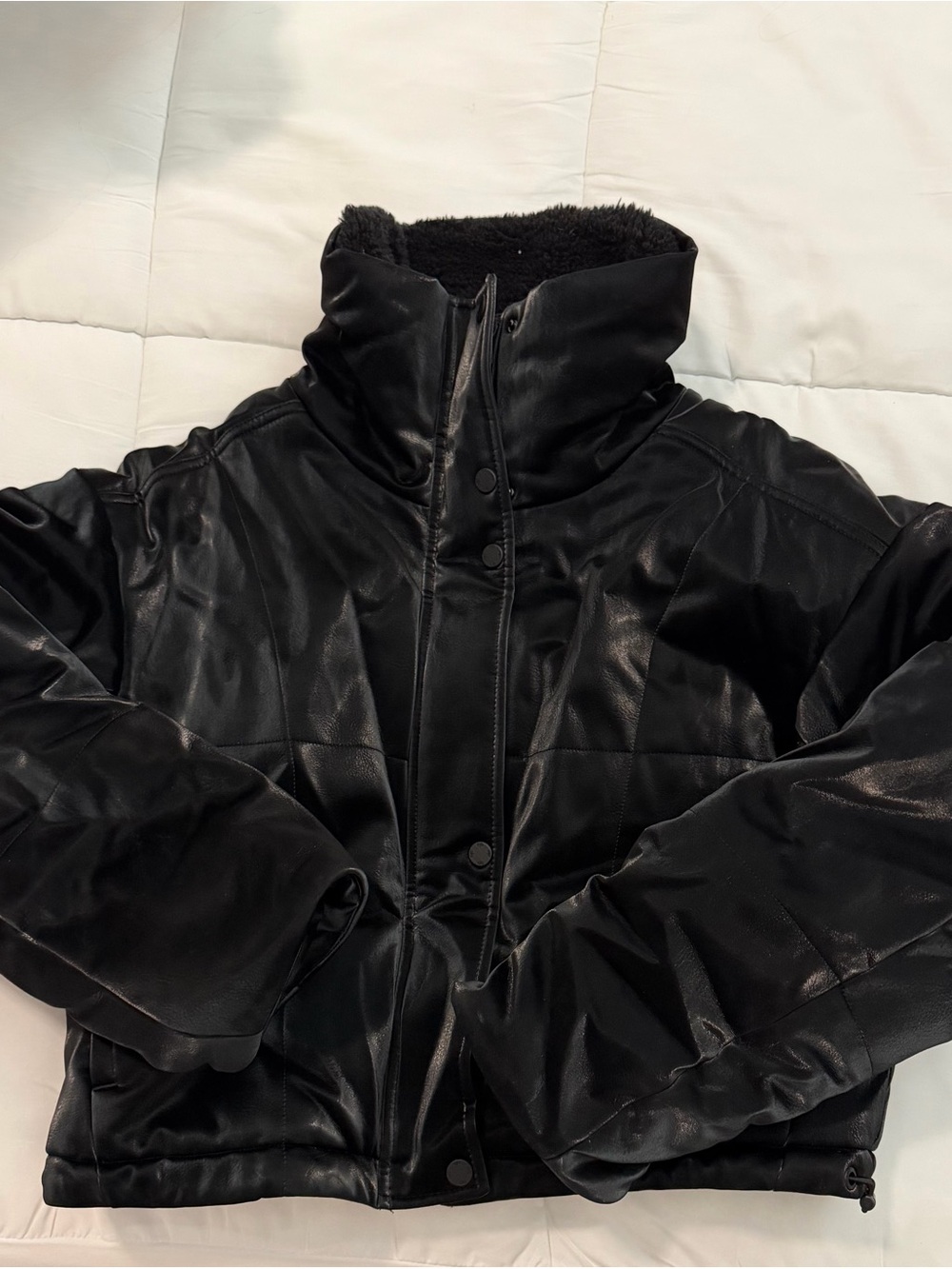 Alo Yoga Orion Cropped Puffer Jacket - Size Small